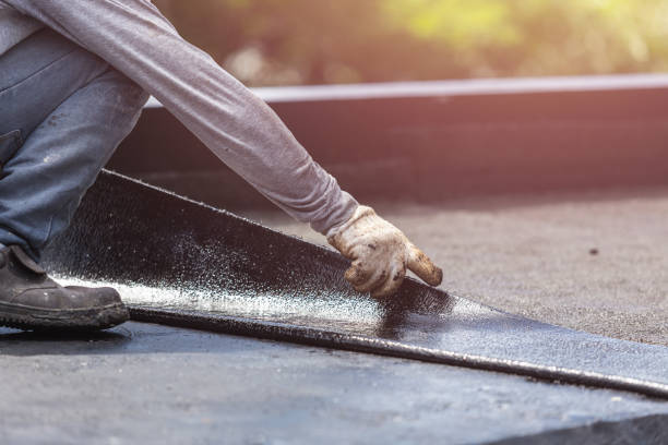 Professional Emergency Waterproofing technician working in Bedminster, NJ